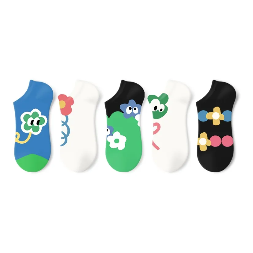 Primeet Ankle Socks Women's 5 Pack