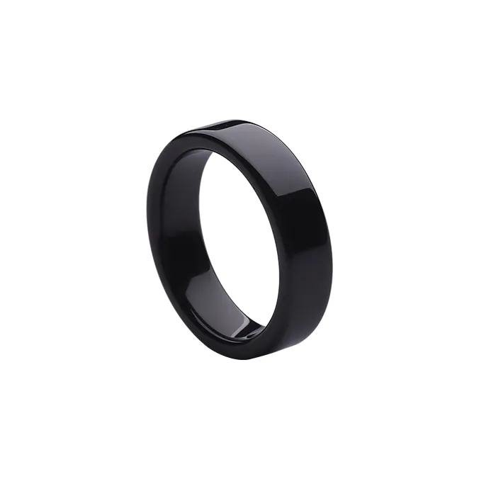 Kelanxi Керамика Кольца Унисекс Белый Черный