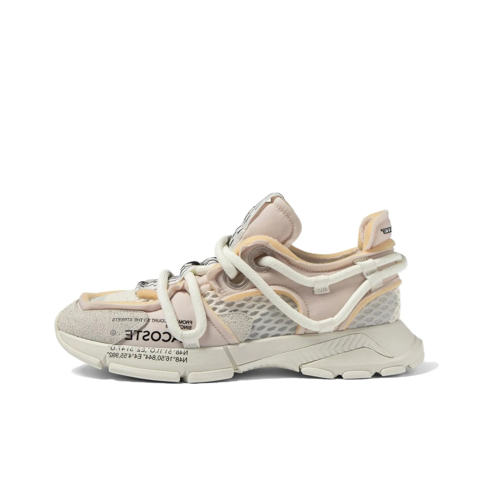 LACOSTE Collaboration Низкий Топ Casual Мужской Бежевый