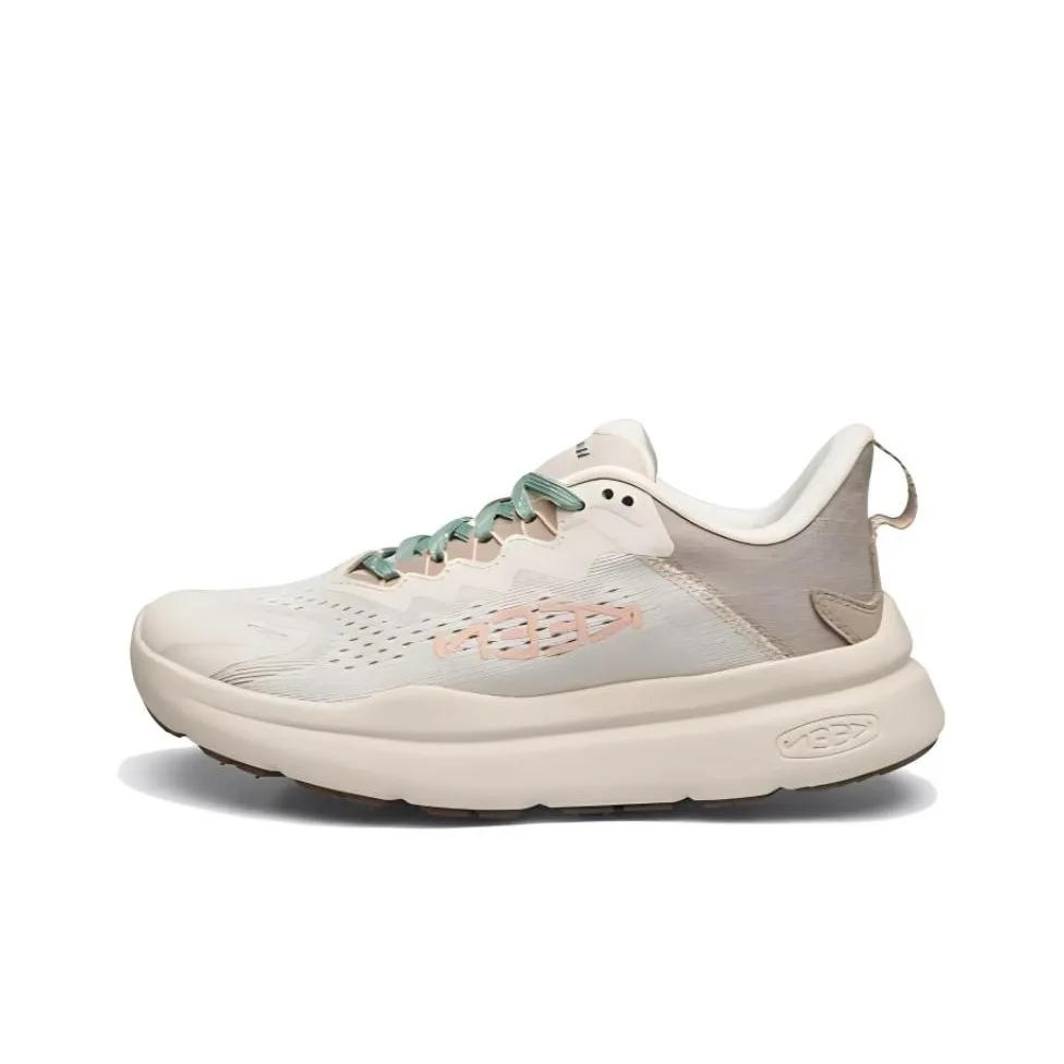 KEEN WK450 Anti Slip Wear Resistant Low Top Casual Shoes Women's White Gray