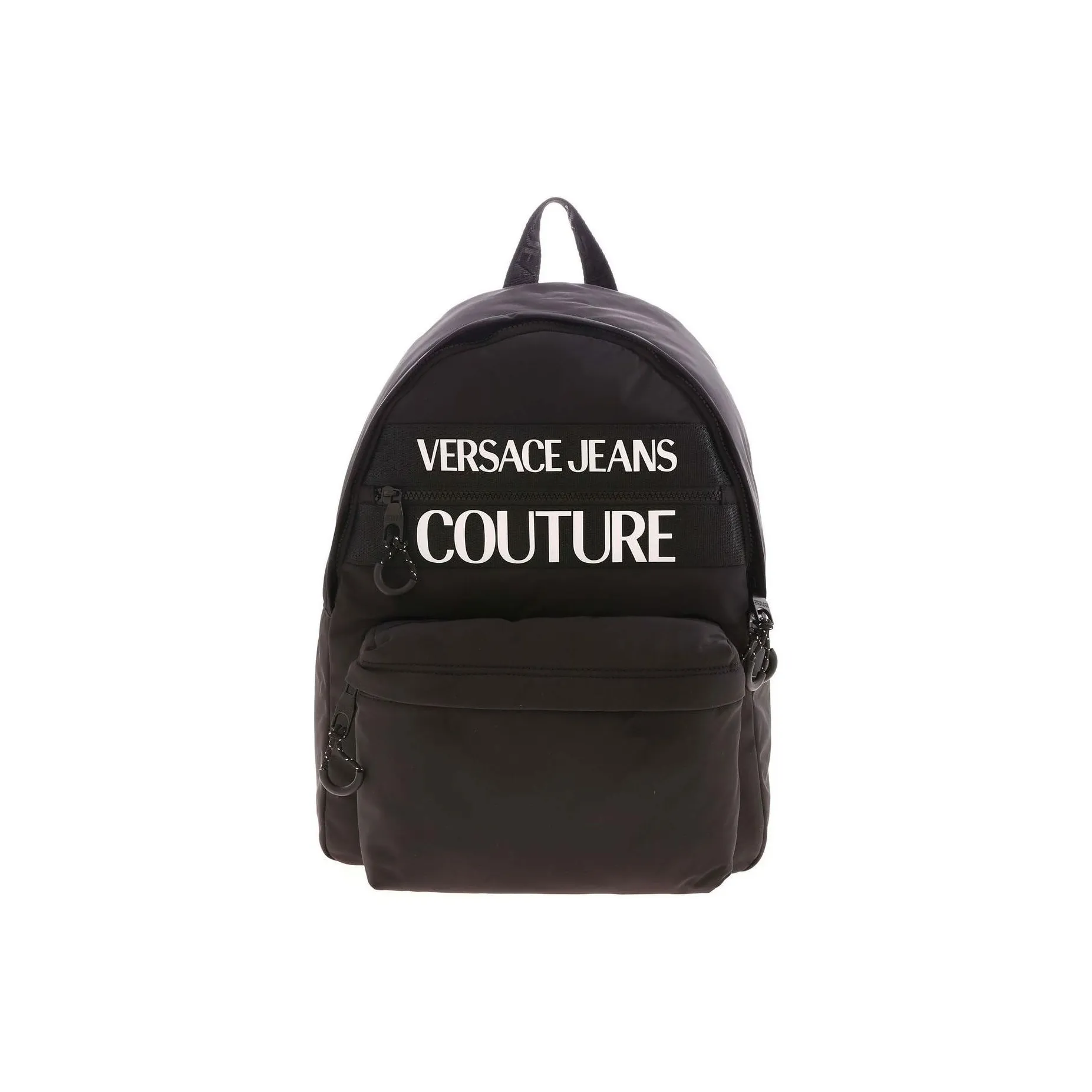 VERSACE JEANS COUTURE Polyester Backpack Regular Men's Black