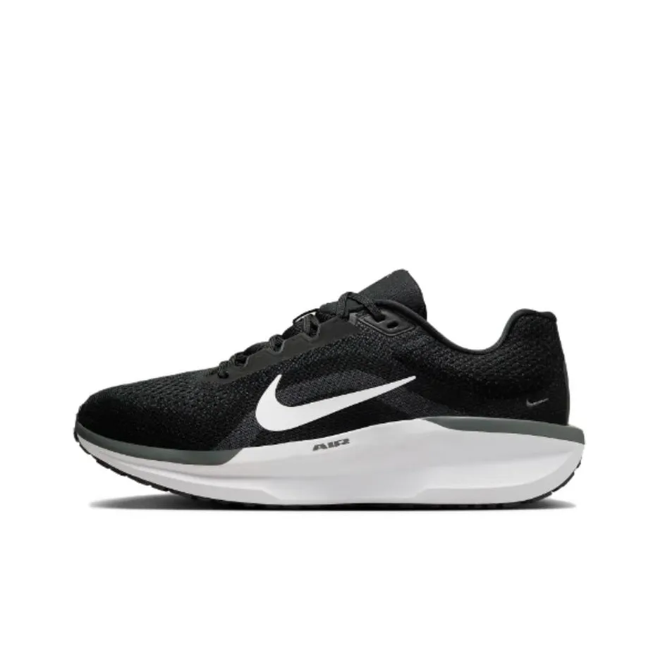 Nike Winflo 11 Slip-Resistant Abrasion-Resistant Low-Top Беговые кроссовки Мужские Черные