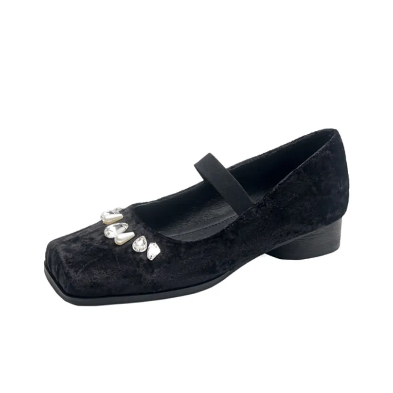 Echo yolo Грубый каблук Туфли Мэри Джейн 3 см Женские