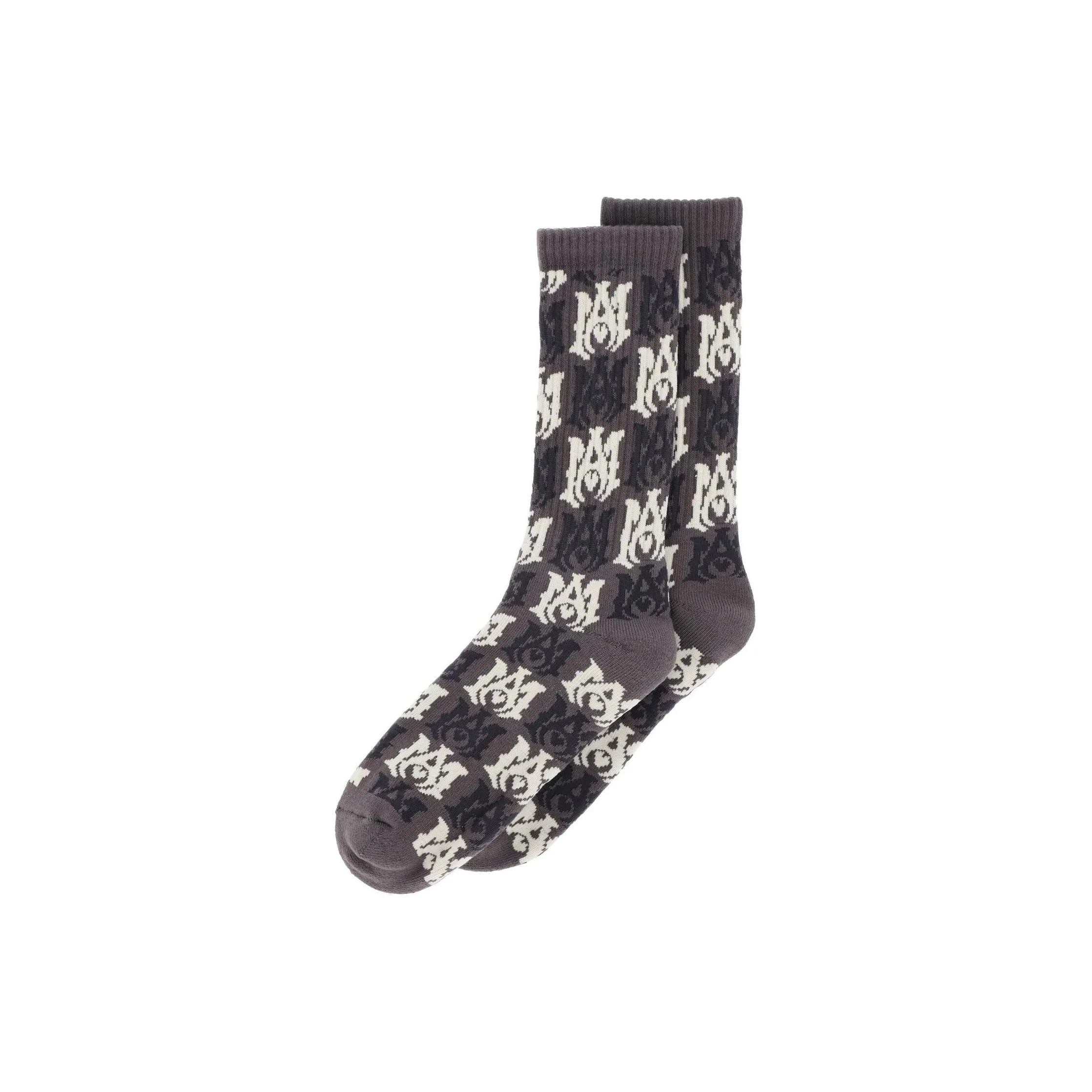 AMIRI Mid Calf Socks Men's Brown