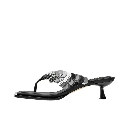SHOESZOOO Шлепанцы Хепберн - черные женские