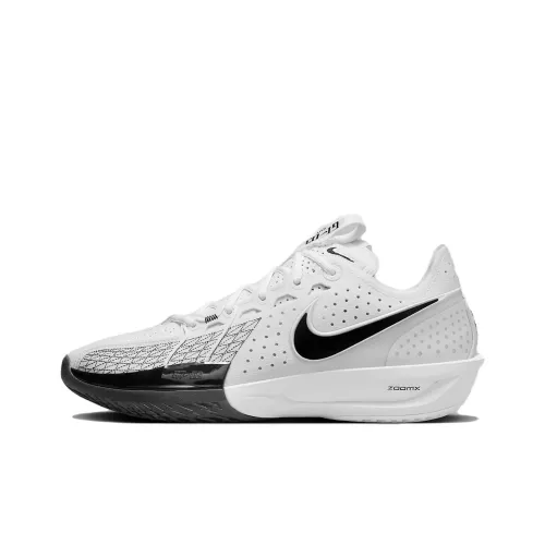 Nike Air ZOOM G.T. Cut 3 Баскетбольные кроссовки Низкие Белый Черный Мужские