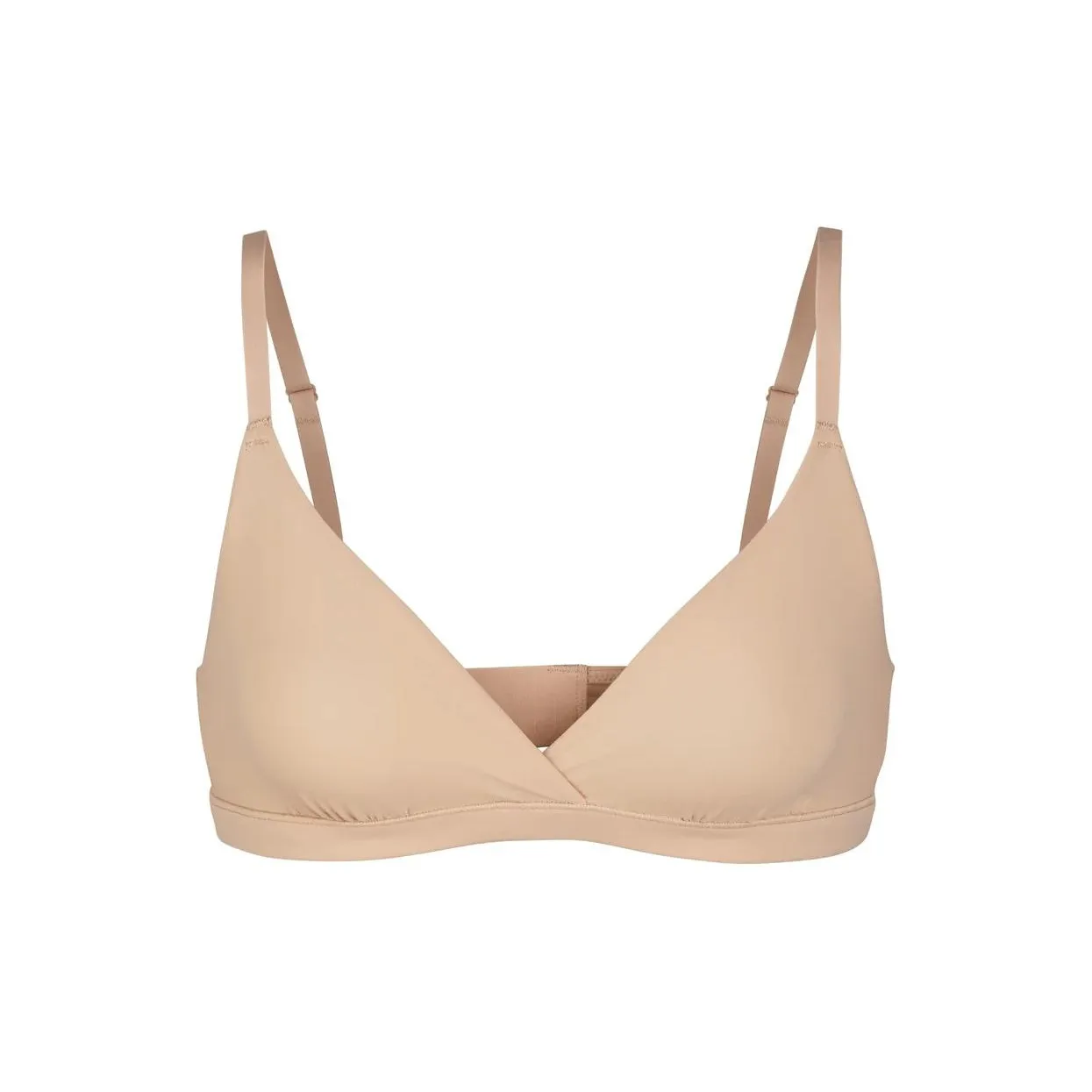 SKIMS FITS EVERYBODY CROSSOVER BRALETTE Bra Women's CLAY/Clay