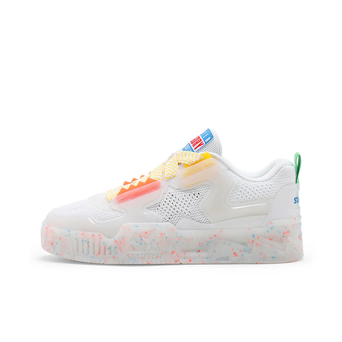 STARTER Vol Series Ice Drink Collection Jelly Shoes Low Top Skateboard Shoes Men's White