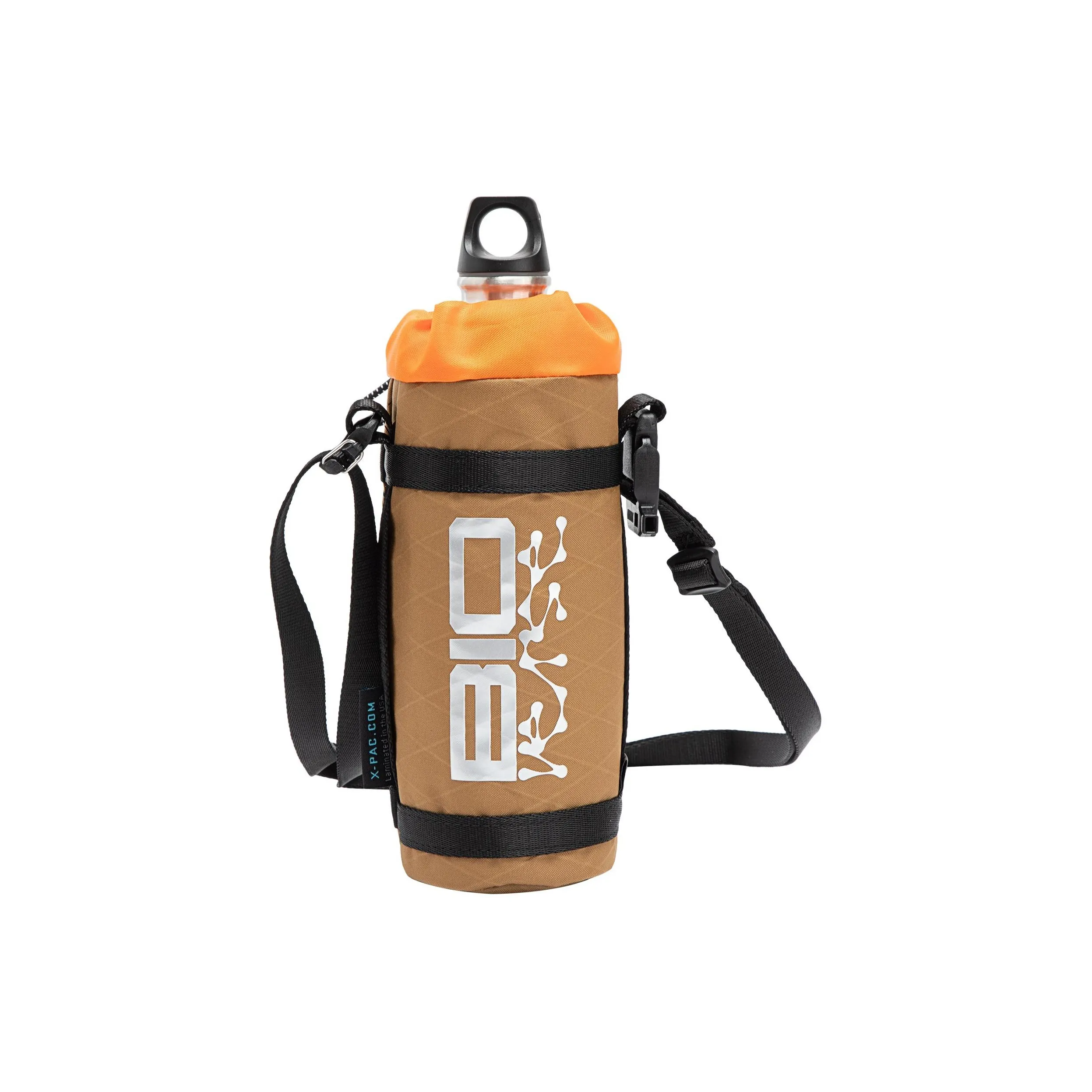 PUMA PERKS AND MINI Fabric Water Bottle Bag Set Shoulder Bags Regular Unisex Chocolate Bean & Orange Tiger