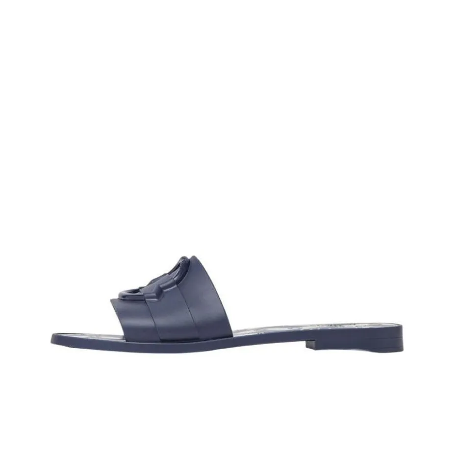 Moncler Patterned Slip On Slides Women's
