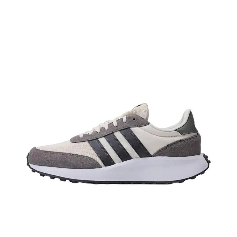 Adidas Cushioned Slip Resistant Low Top Casual Shoes wipes Men's White Gray