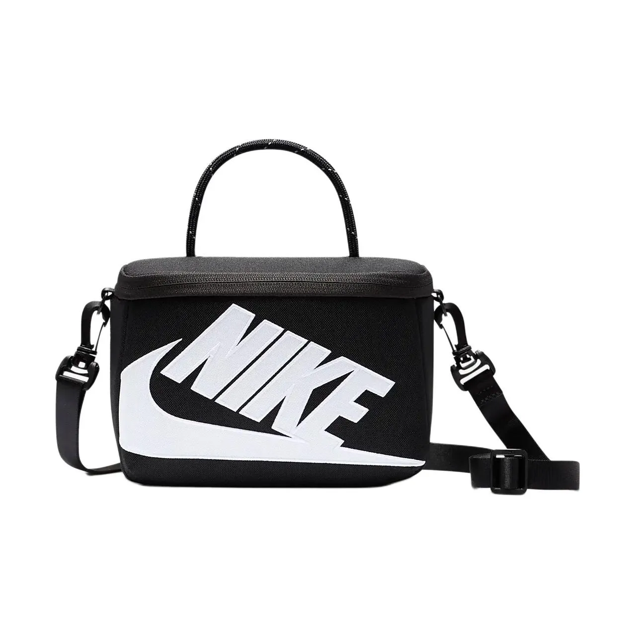 Nike Mini Shoe Box 3L Cross Body Bag Black/White