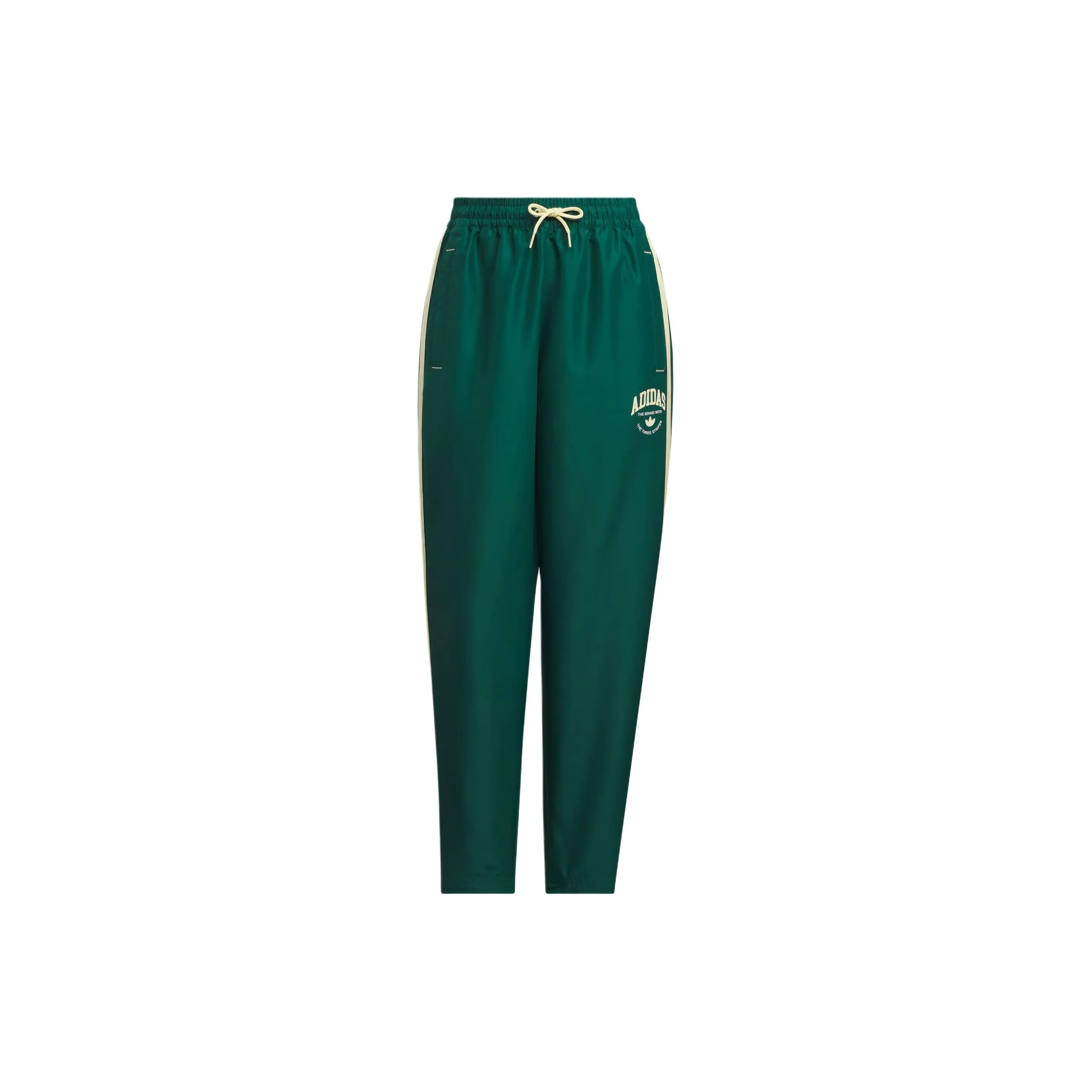 Adidas Originals Logo Twist Track Tracksuit Bottoms Woven Sweatpants Women's Forest Green