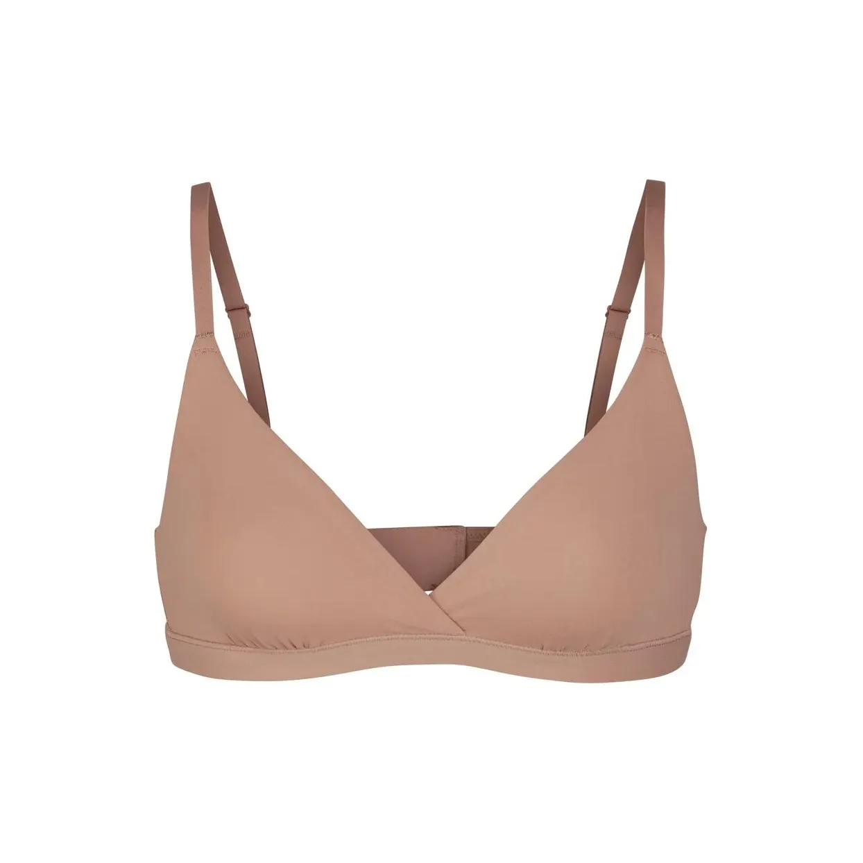 SKIMS FITS EVERYBODY CROSSOVER BRALETTE Bra Women's SIENNA/Ochre