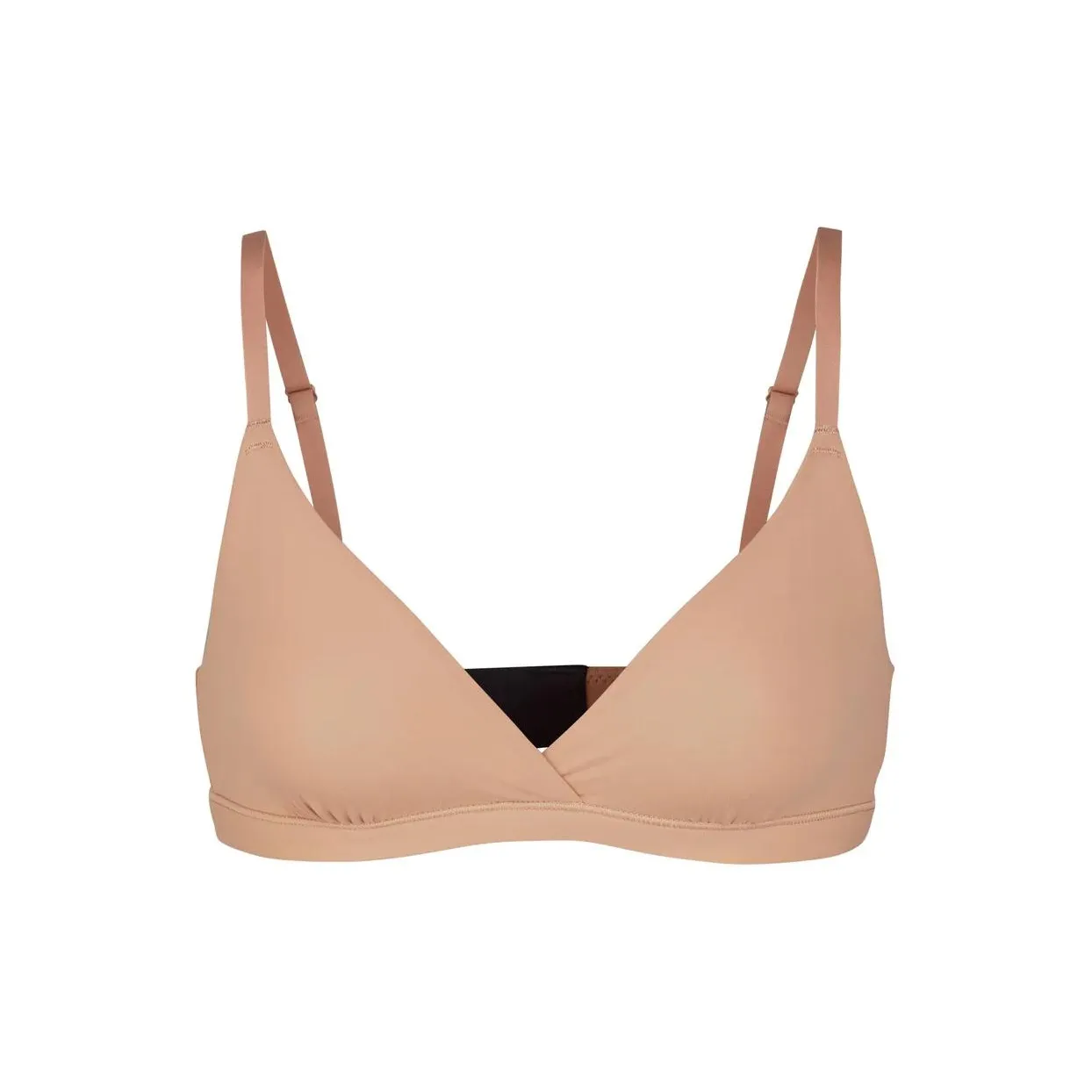 SKIMS FITS EVERYBODY CROSSOVER BRALETTE Bra Women's OCHRE/Ochre