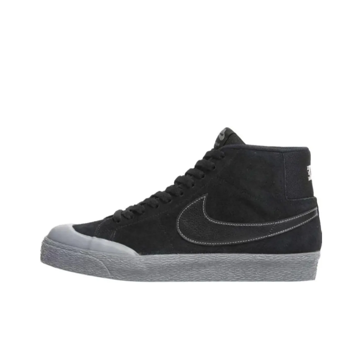 Nike Sb Blazer Zoom Mid Black/Black/Metallic Pewter