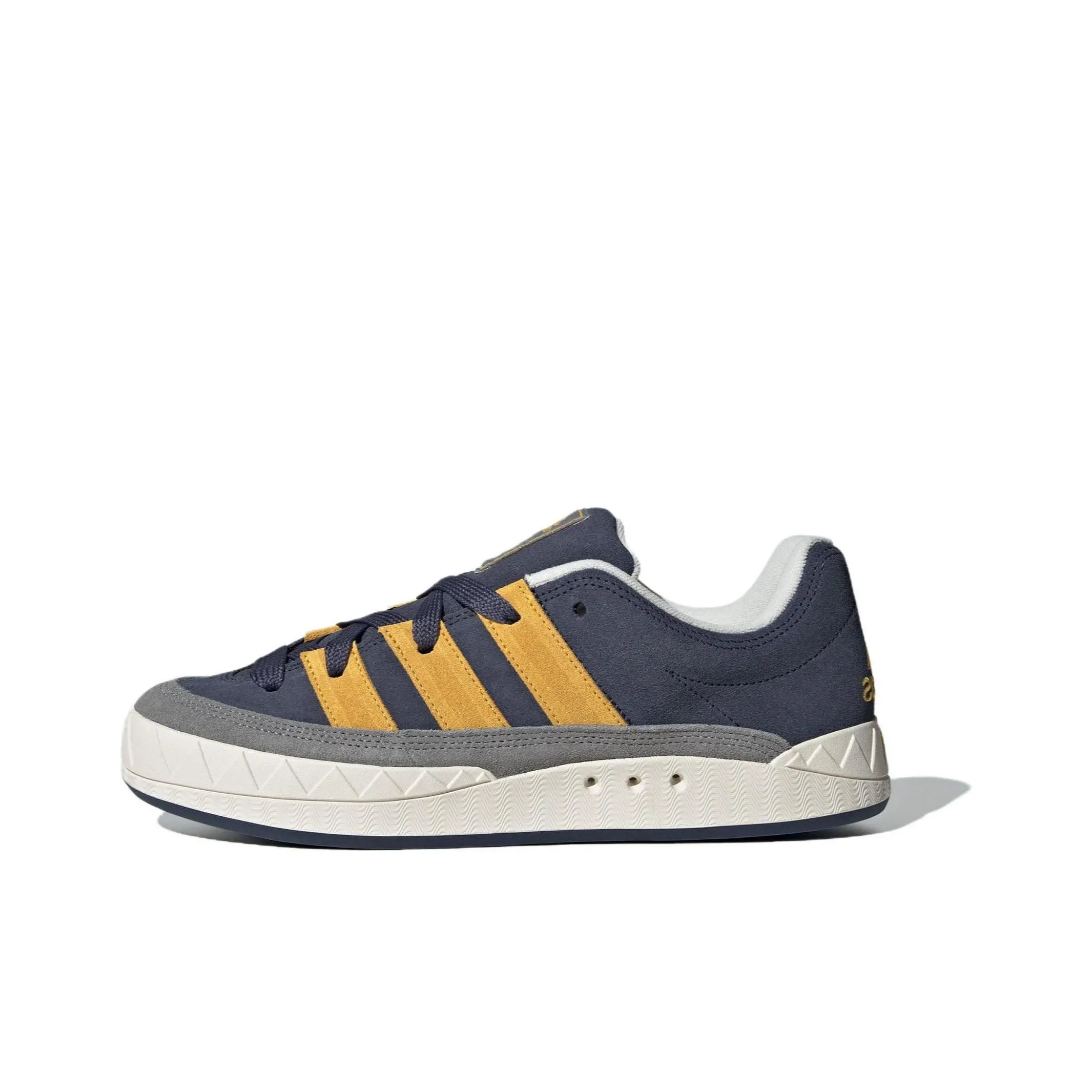 Adidas Originals Adimatic Износостойкий и Легкий Низкий Топ Скейтборд Кроссовки Унисекс Синий Желтый