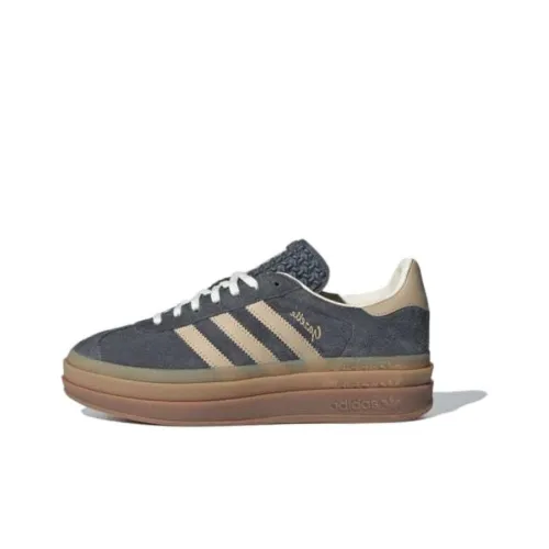 adidas originals GAZELLE BOLD Кроссовки для скейтбординга Низкие Серо-коричневые Женские