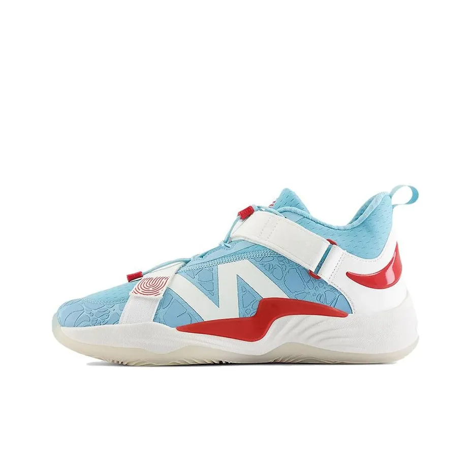 New Balance Lindor 2 Pre Game 'Vintage Puerto Rico' Slip Resistant Low Top Training Shoes Men's White Blue Red