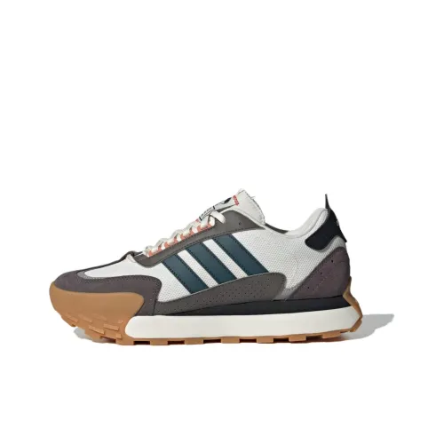 Adidas Futro Mixr Беговые кроссовки Низкие Нефритовый белый/Серый/Синий Унисекс
