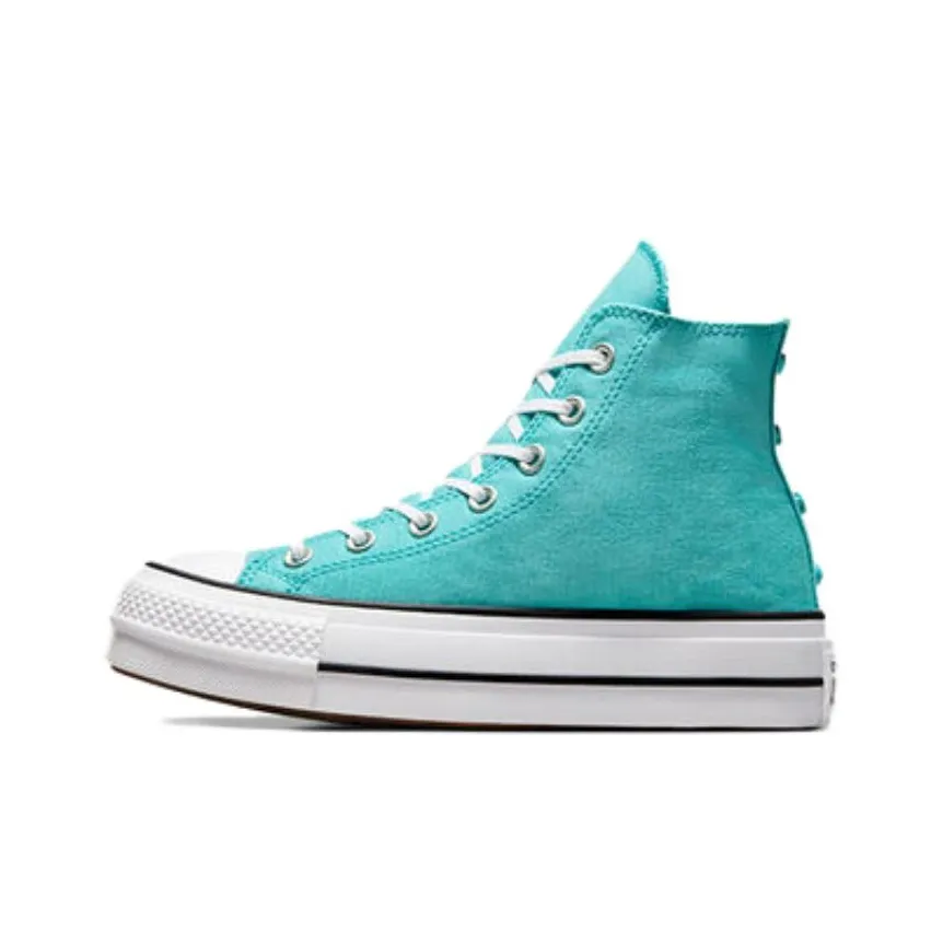 Converse Chuck Taylor All Star Износостойкие Дышащие Высокие Кеды Женские Синие