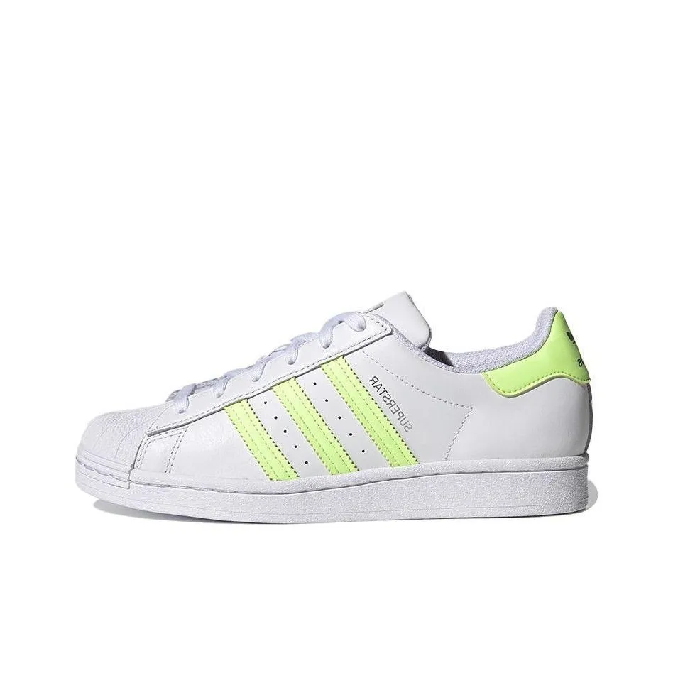 Adidas Superstar 'White Hi Res Yellow' Women's