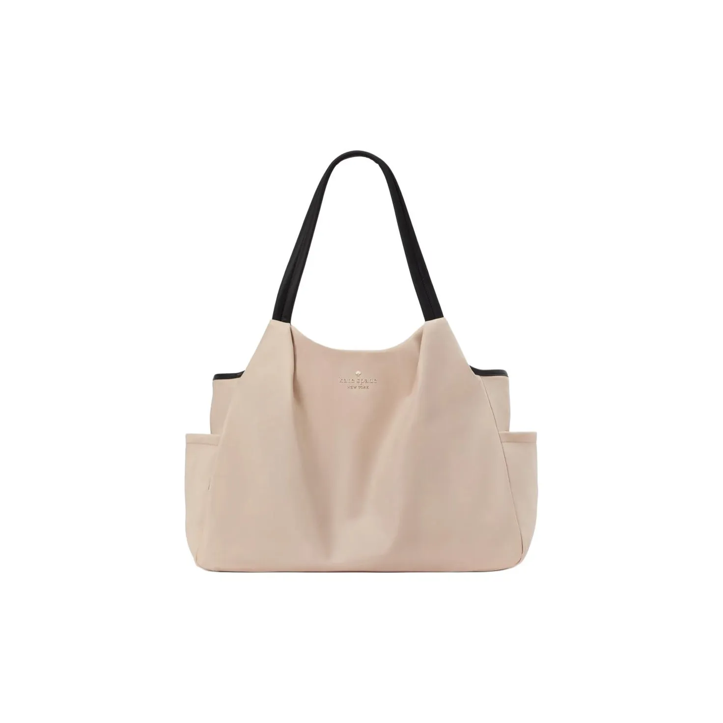 Kate Spade Chelsea Recycled Nylon Handbag, Shoulder Bag Women's Warm Beige Multicolor