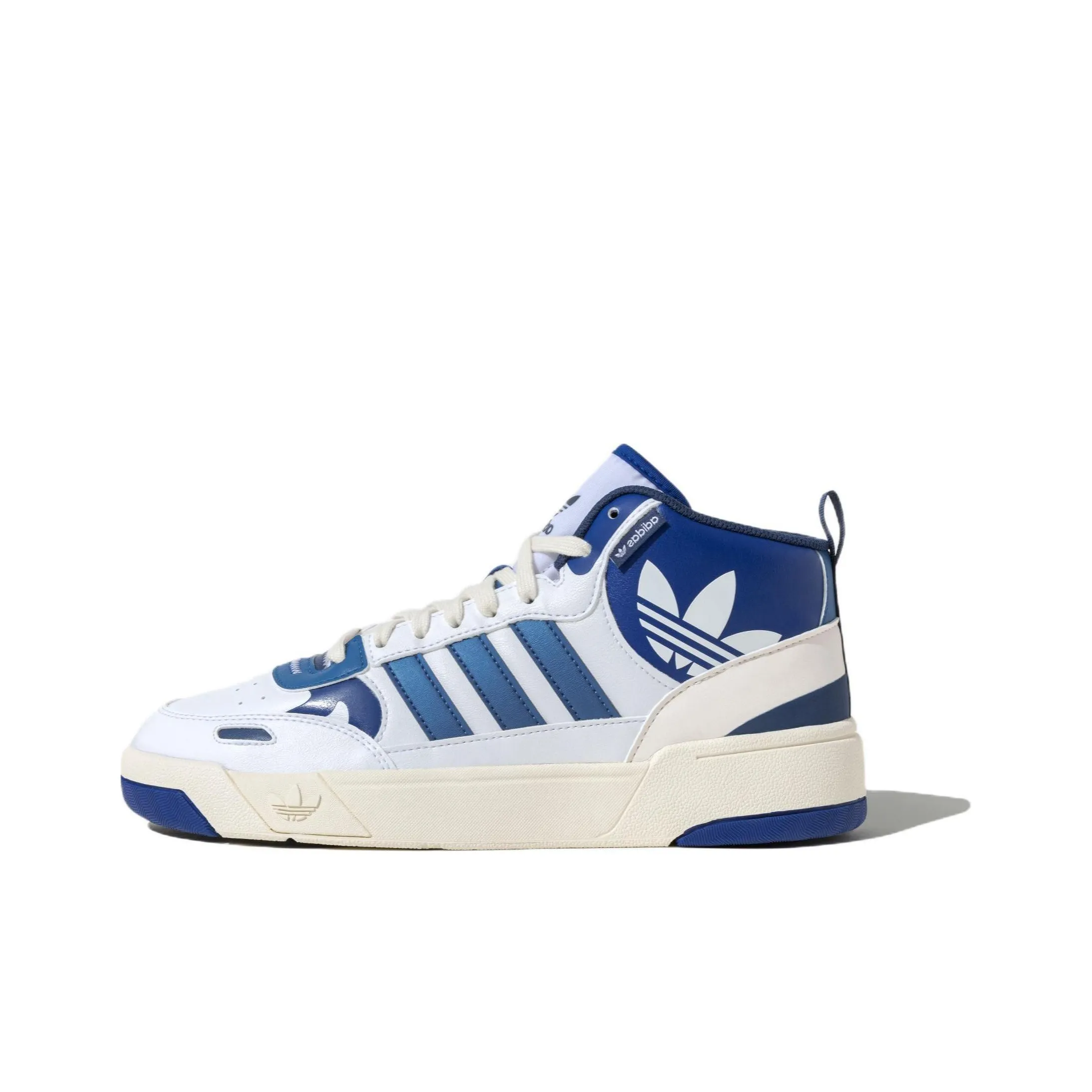 Adidas Originals Post Up Slip Resistant Abrasion Resistant High Top Скейтборд Кроссовки Унисекс Синий Белый