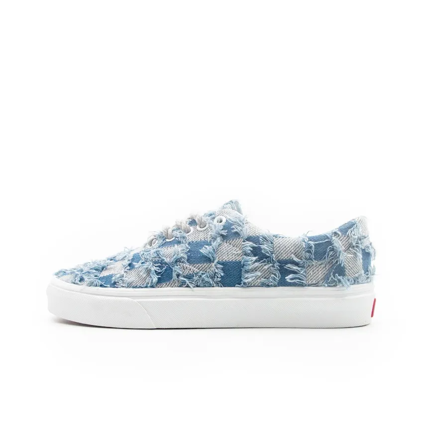 I'm Shopping Slip Resistant, Abrasion Resistant, Lightweight Low Top Skateboard Shoes Unisex Blue White