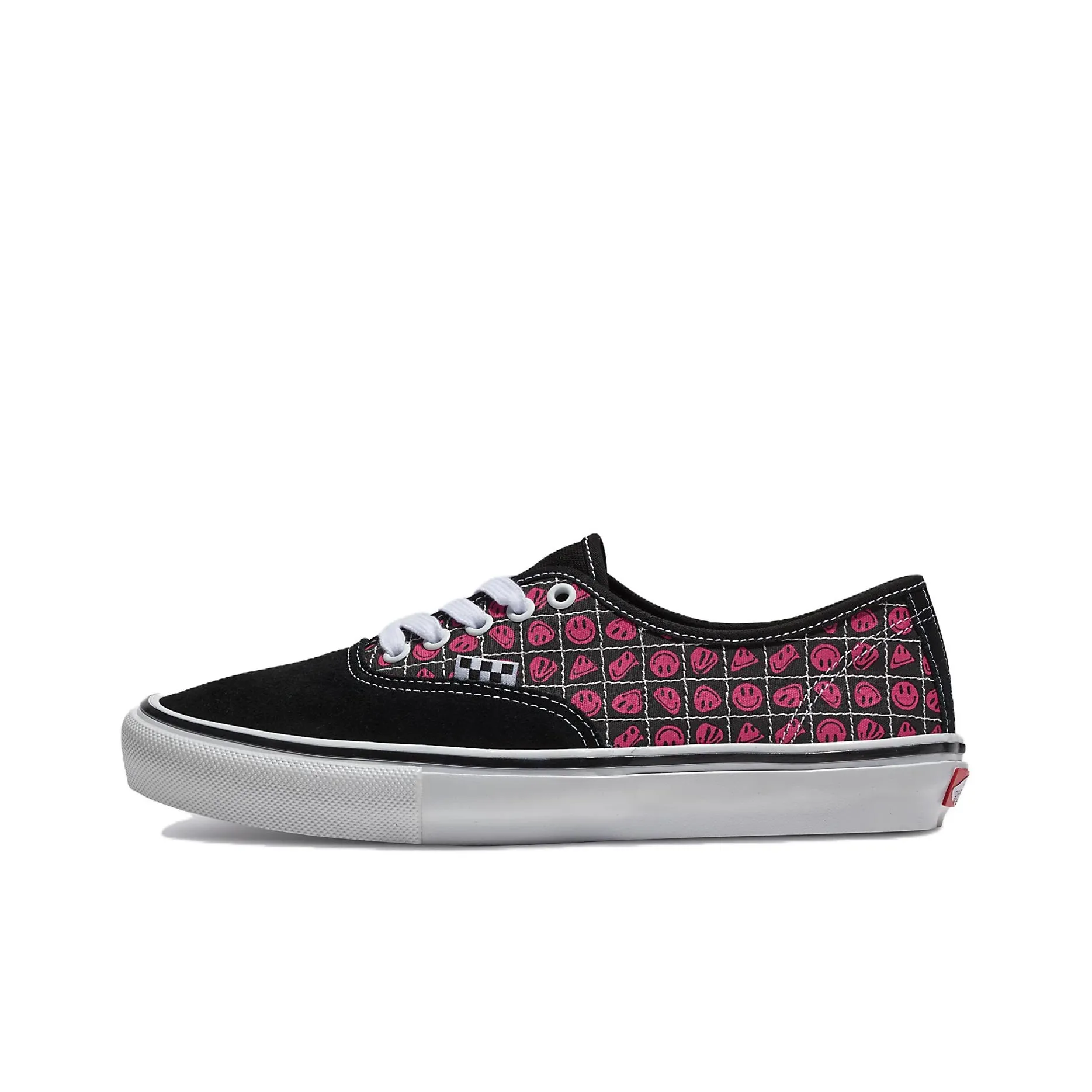 VANS Skate Authentic Y2K Амортизация Износостойкие Низкие Кроссовки для скейтбординга Унисекс Черные Красные