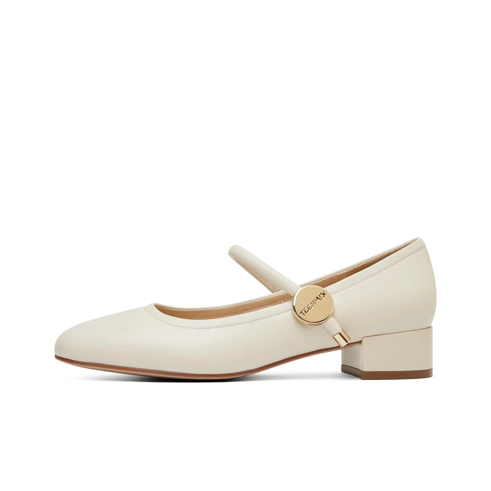 teenmix Квадратный каблук Туфли Мэри Джейн 3,5 см Женские