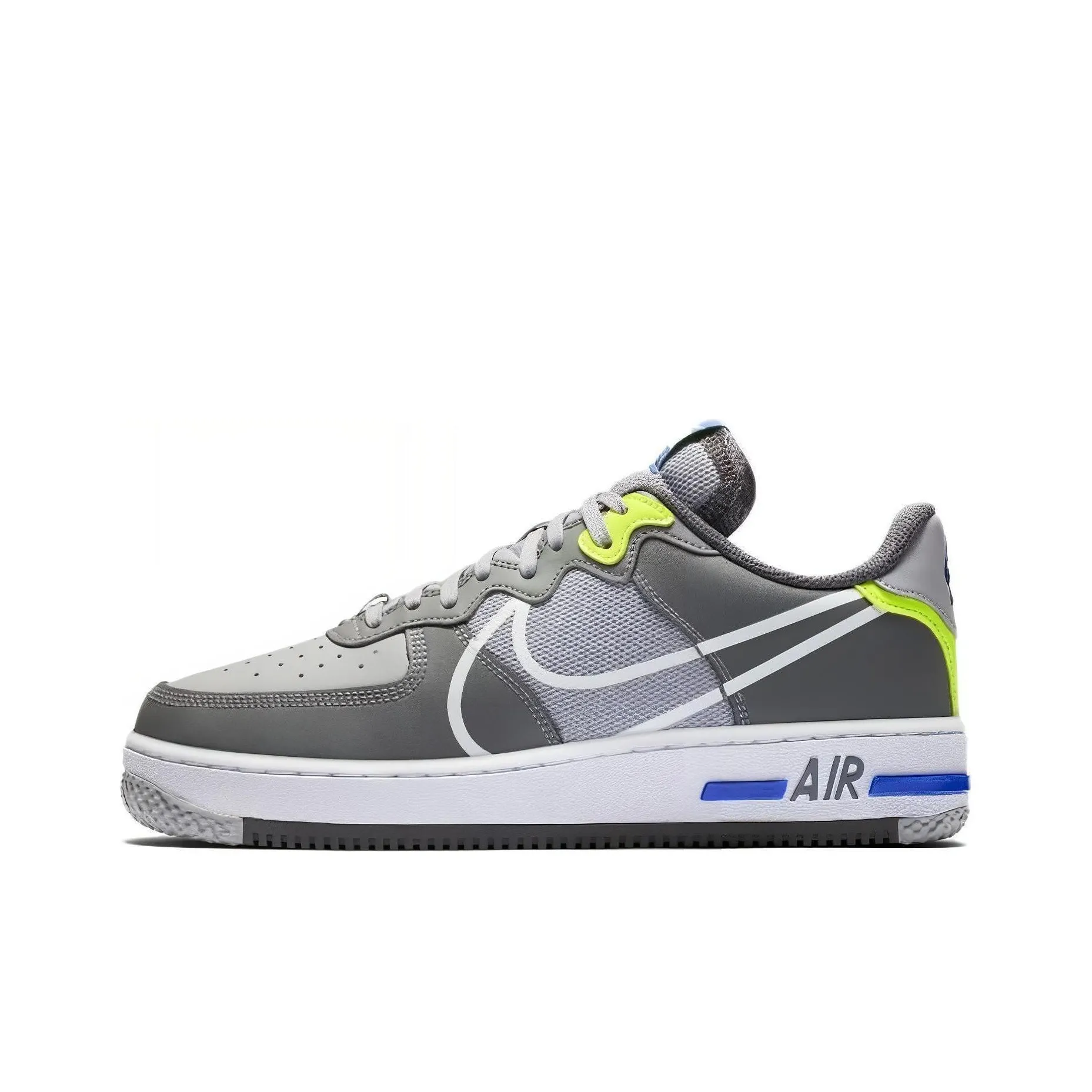 Nike Air Force 1 React Wolf Grey Men's