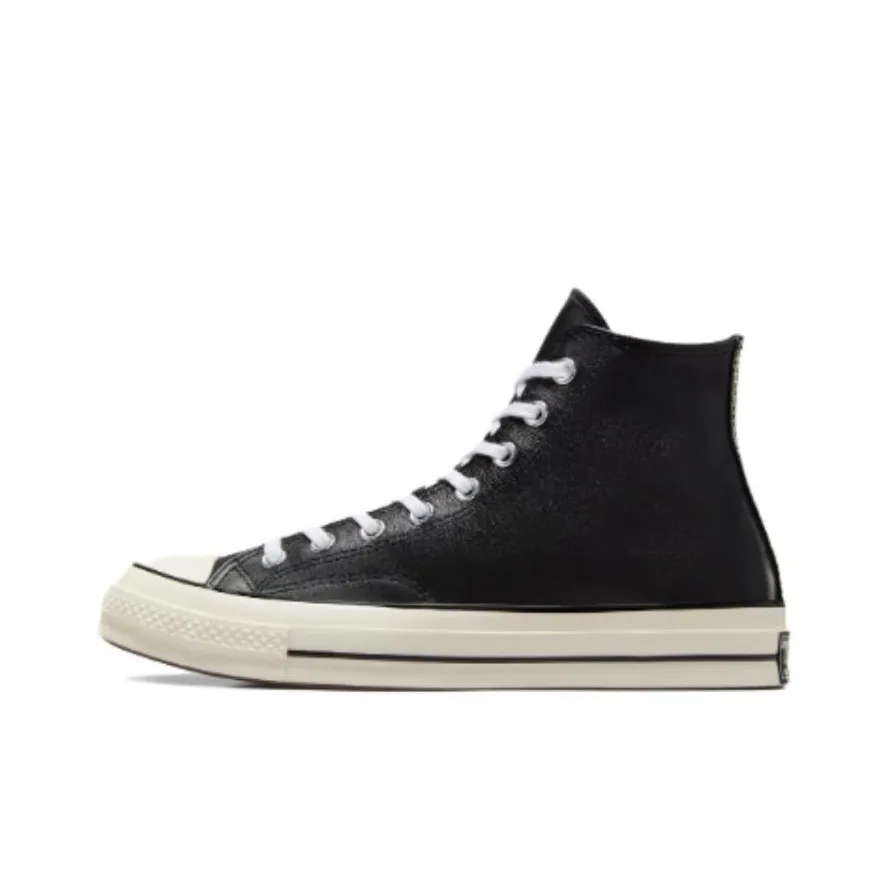 Converse Chuck 70 Leather Hi 'Black' Sneakers