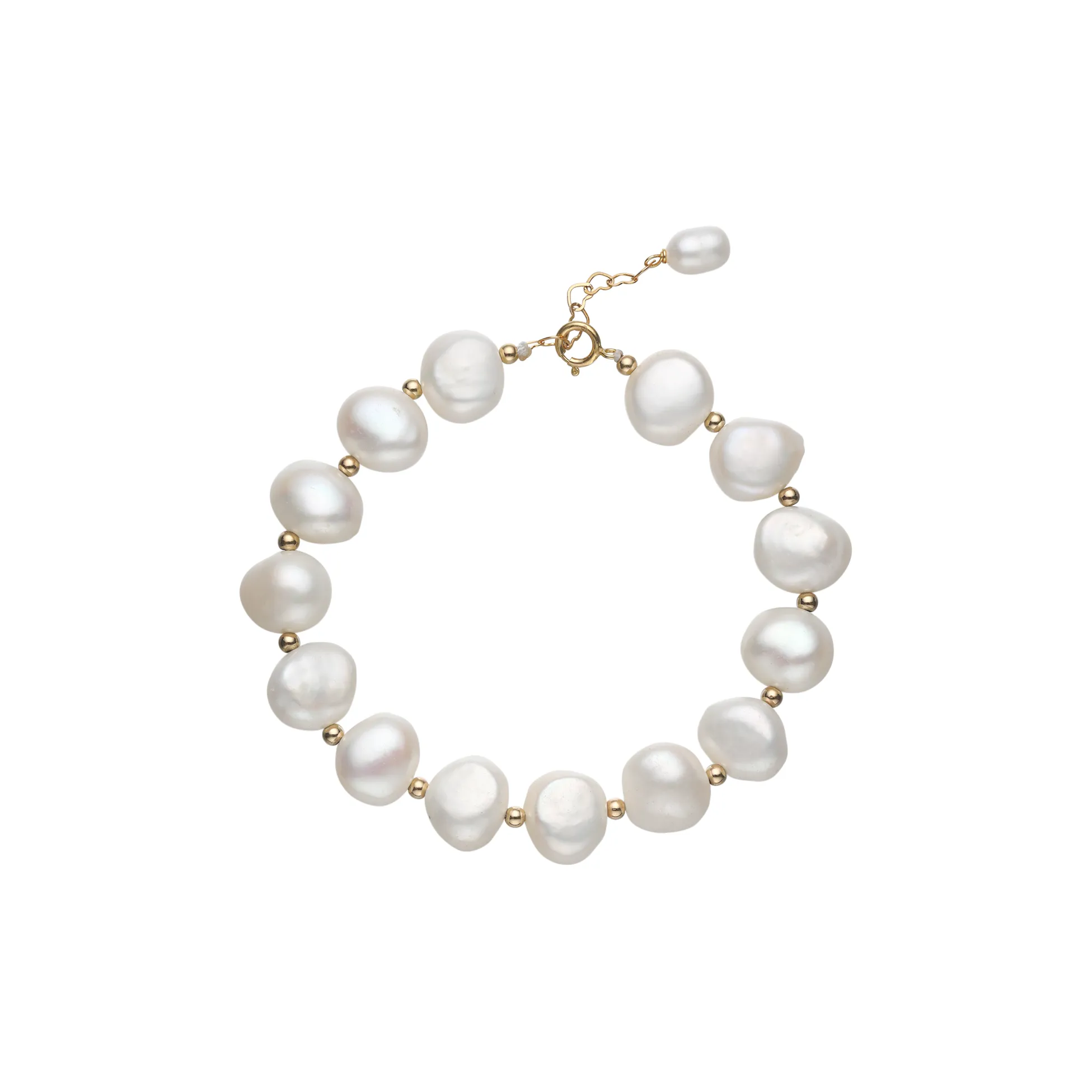 ME LUXE Pearl Minimalist Charm Bracelet, Unique Design For The Fashionable Women's