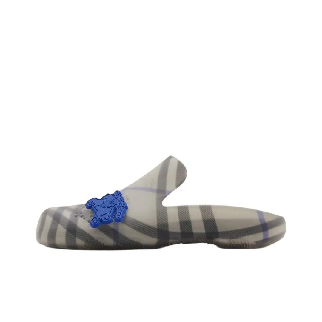 Burberry Stingray Checked-lining Slippers