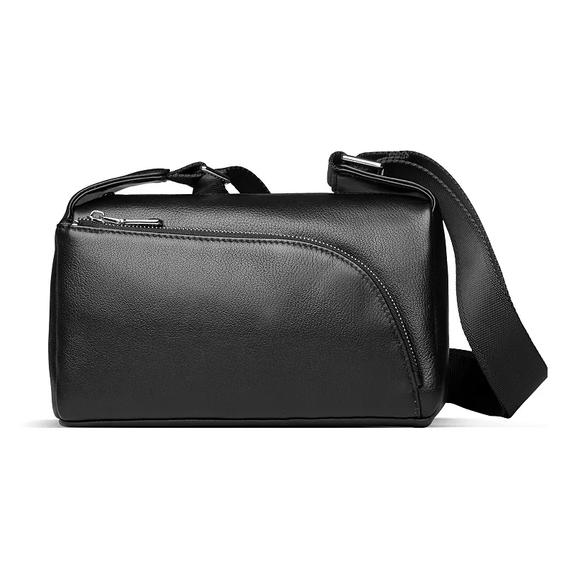 Old Man's Head Клатч из крупнозернистой текстуры коровьей кожи стандартный мужской черный