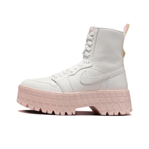 Jordan Air Jordan 1 Ботильоны Бело-розовые Женские