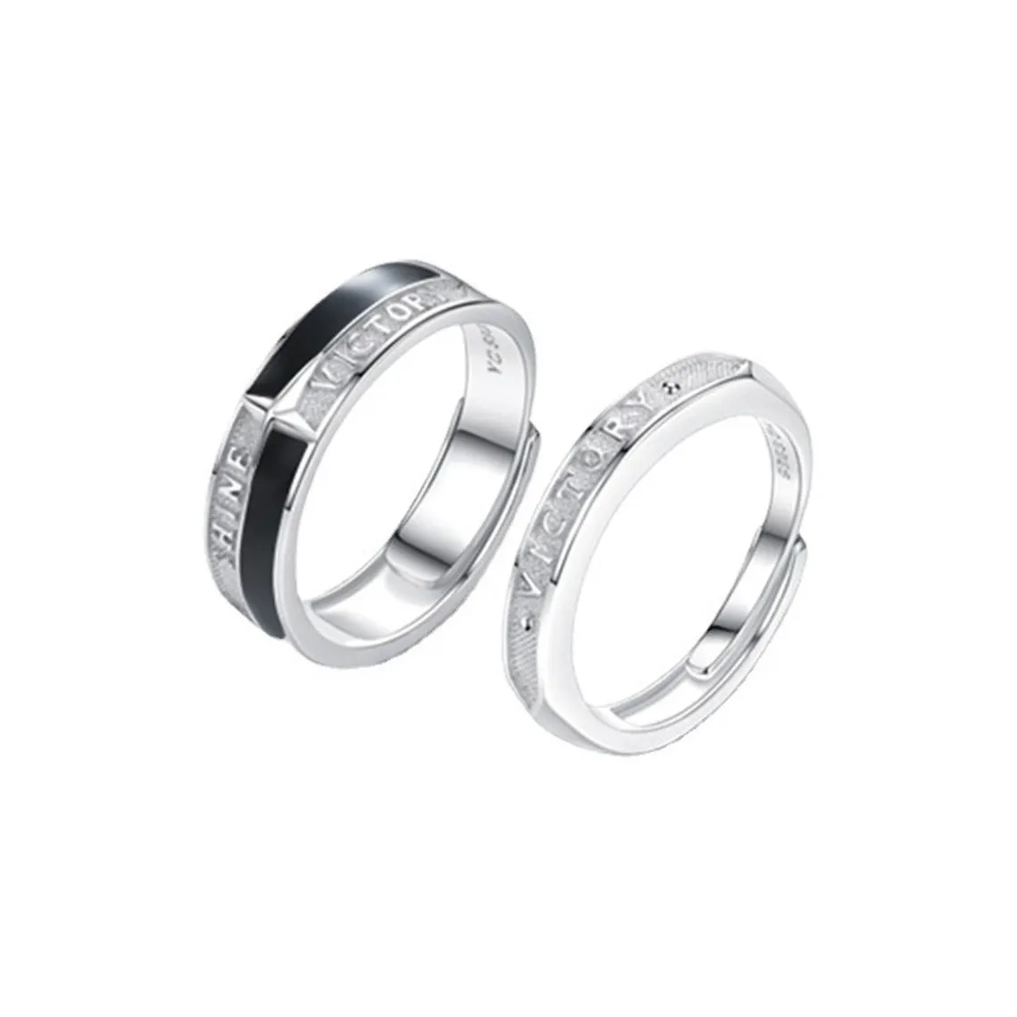 AITAO 1 пара гравированных колец унисекс