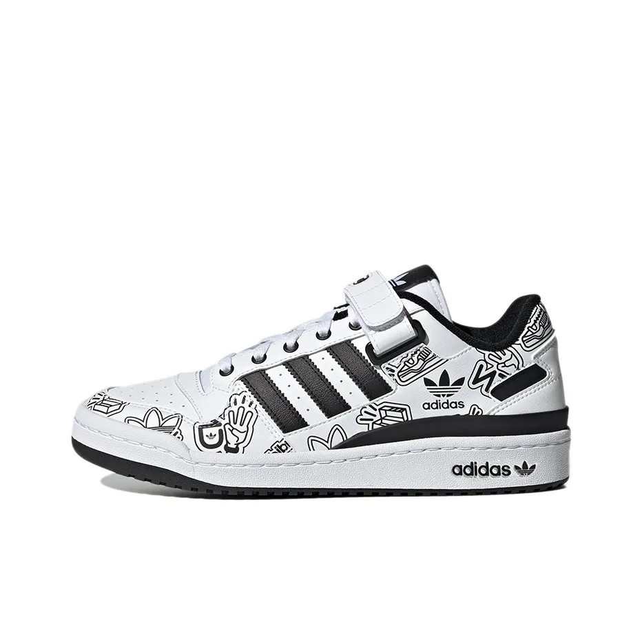 Adidas Forum 84 Low Bold Graphics White Black