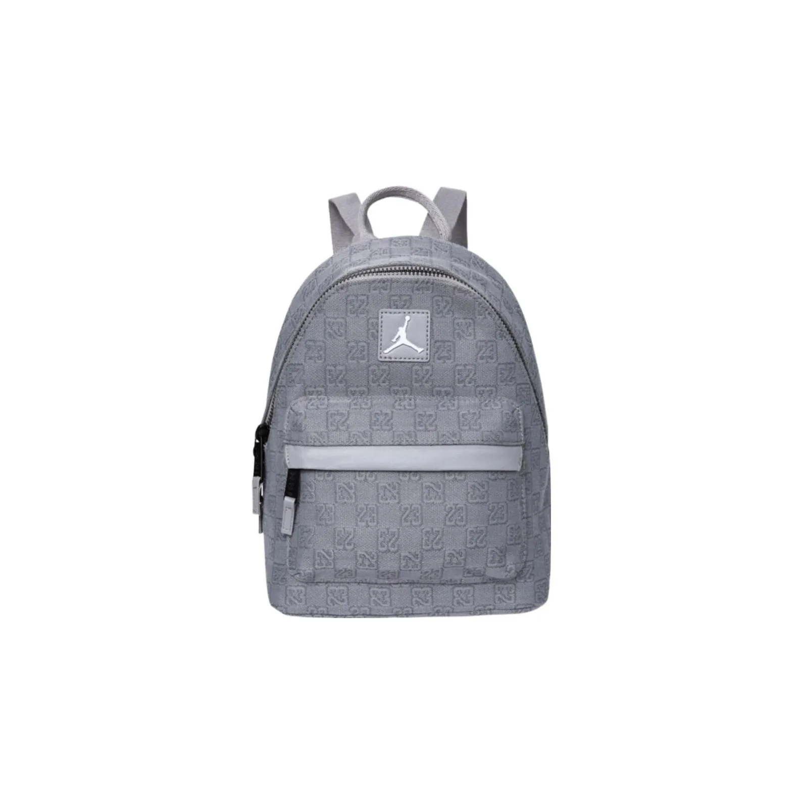Jordan Polyester Backpack Small Size Unisex Concrete Gray