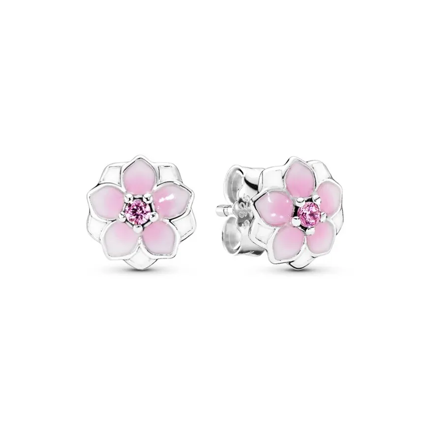 Pandora 925 Sterling Silver Stud Earrings Women's
