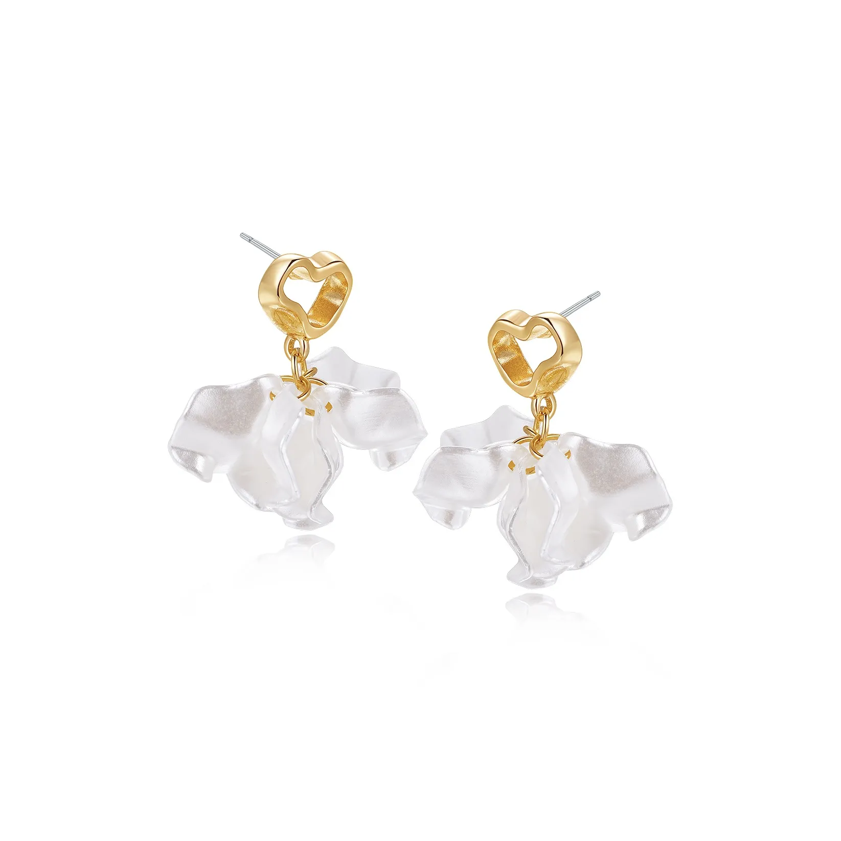 Ван Гог Акрил Серьги-гвоздики Женские