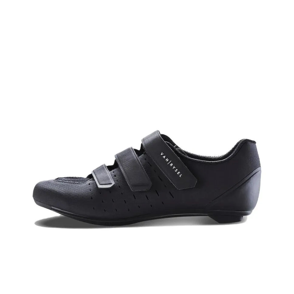 DECATHLON Cushioned Slip Resistant Low Top Cycling Shoes Men's Black