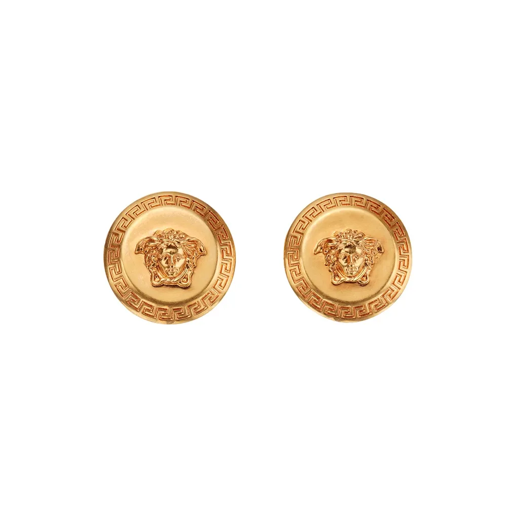 VERSACE Earrings Womens Gold