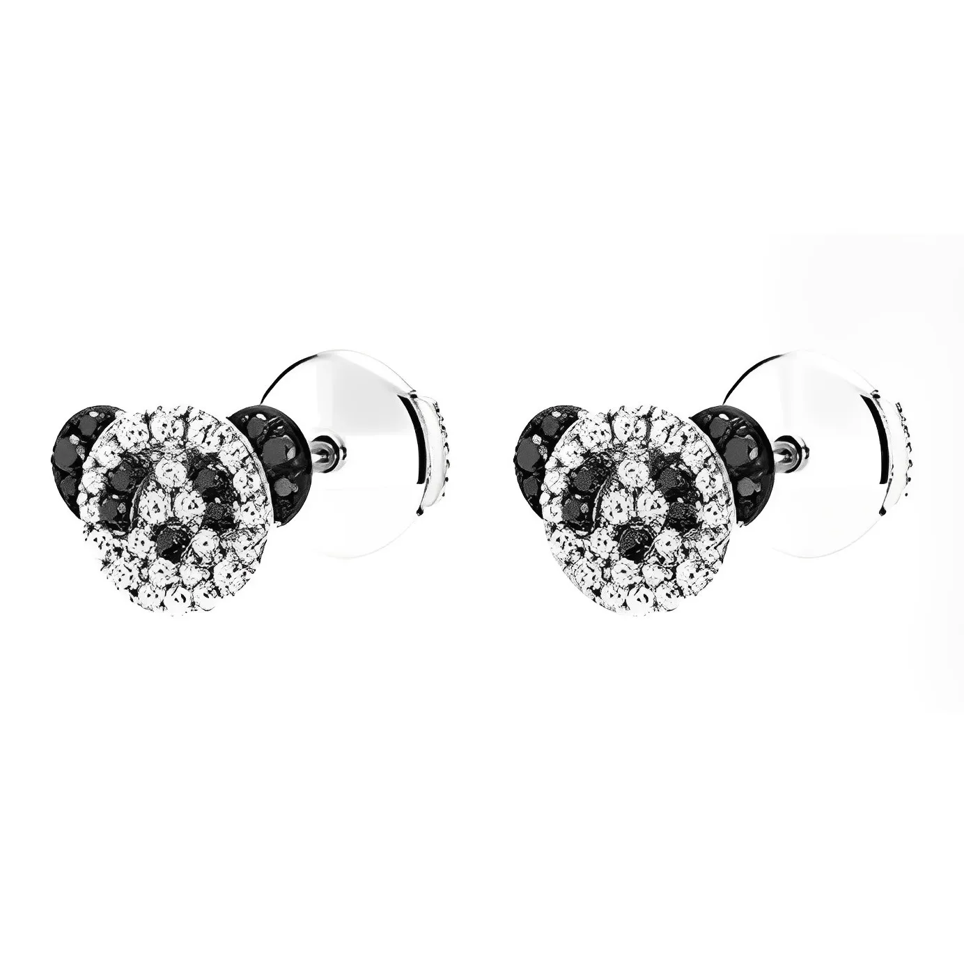 Qeelin Petite Bo Bo Stud Earrings Women's Silver