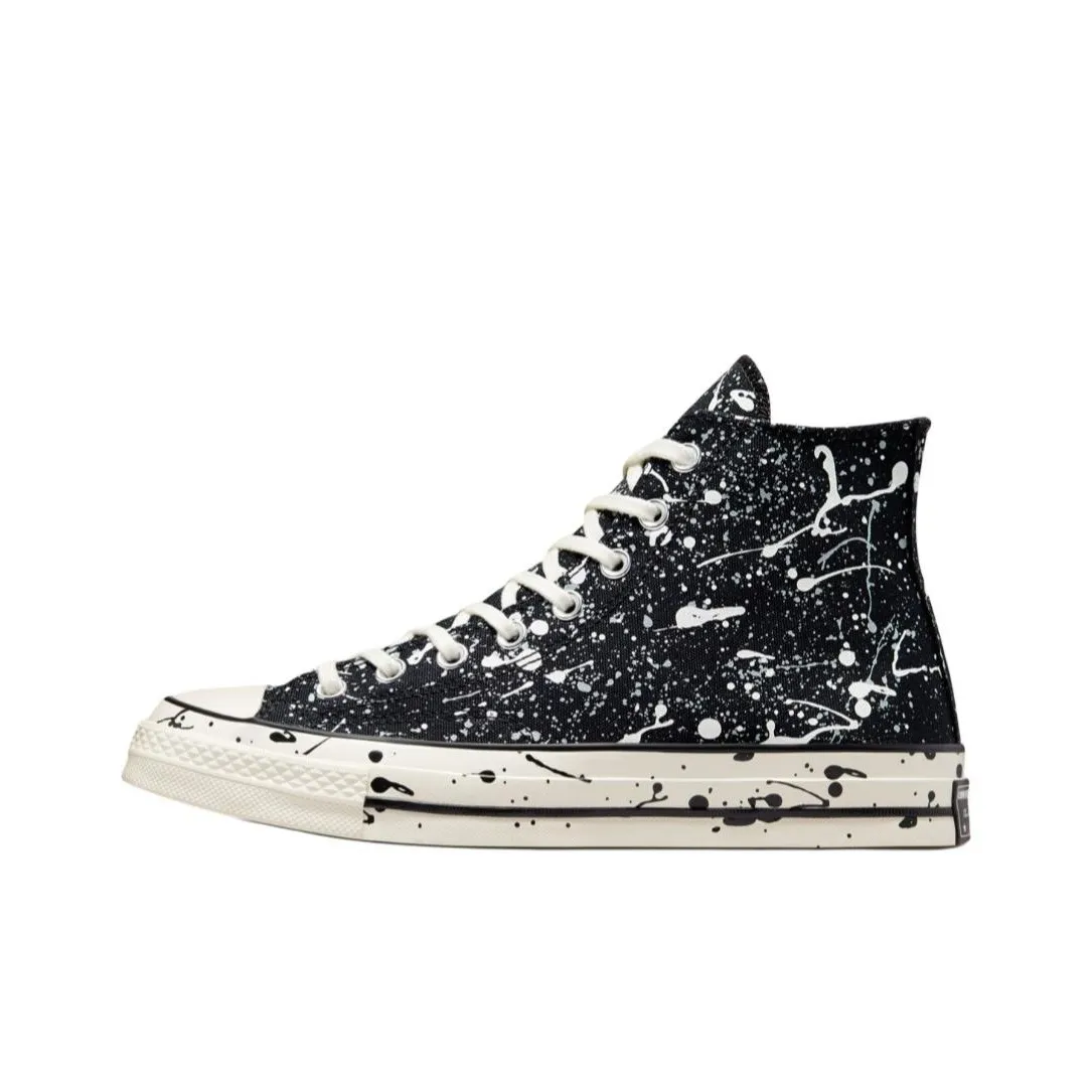 Converse Chuck Taylor All Star 70 Hi Archive Paint Splatter Black White