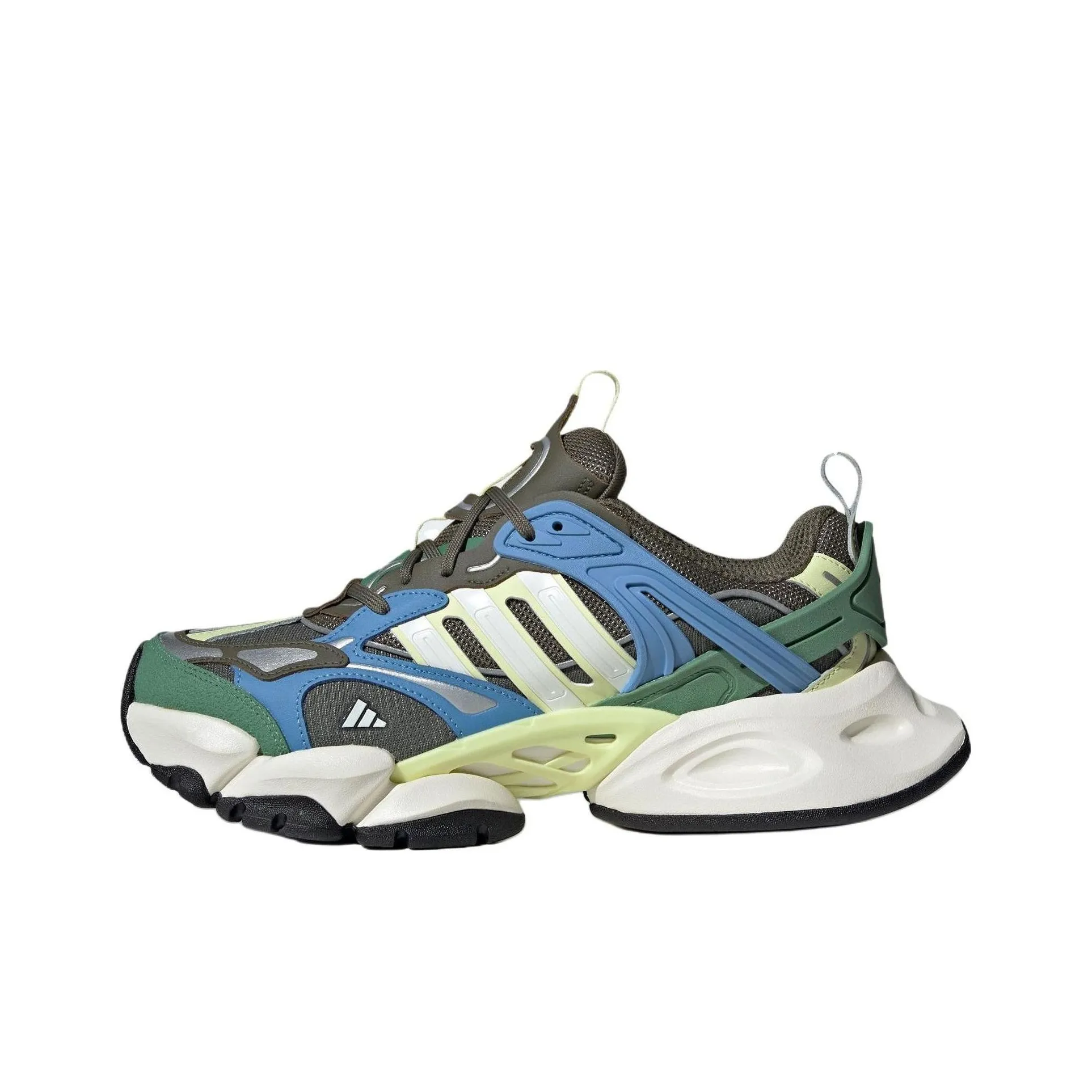 Adidas XLG RUNNER DELUXE Abrasion Resistant Breathable Low Top Running Shoes Unisex Brown Green
