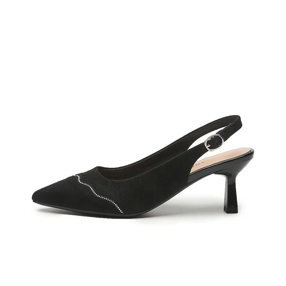 Rich Birds Synthetic Leather Strap Sandals 6cm Women's