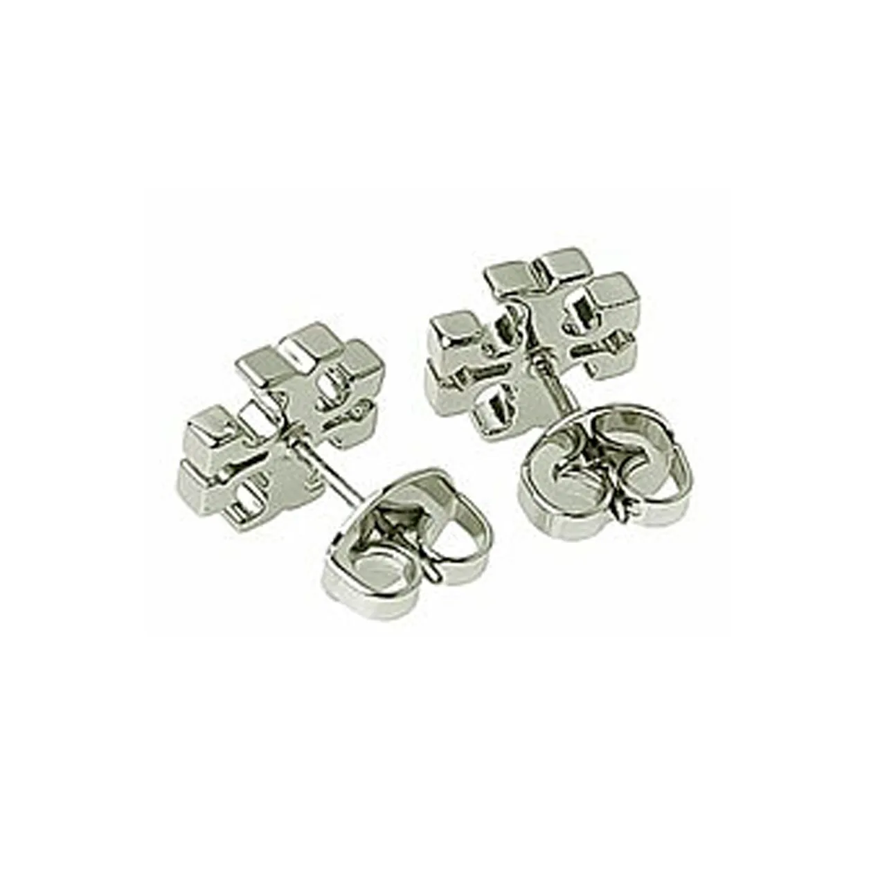 TORY BURCH Серьги-гвоздики Женские Серебряные