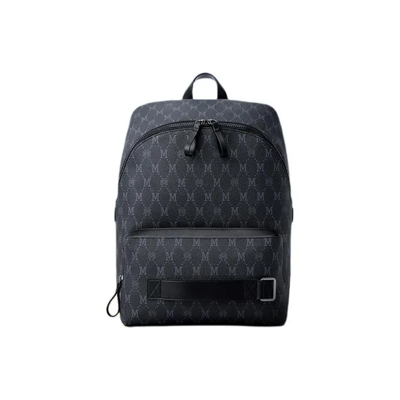 FION Рюкзак из искусственной кожи стандартный мужской черный